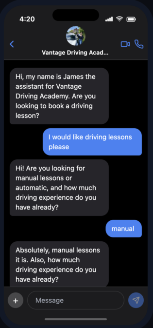 AI Powered CRM for Driving Instructors